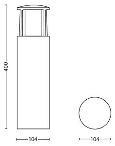 Philips 16466/93/16 - LED външна лампа MYGARDEN STOCK LED/6W/230V IP44