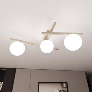 Таванно осветително тяло SMART 3xE14/10W/230V бежово/бяло