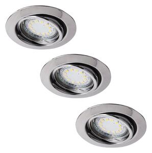 Rabalux 1050 - К-кт 3xLED Лампа за вграждане LITE 3xGU10-LED/3W/230V