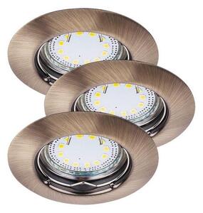 Rabalux 1048 - К-кт 3xLED Лампа за вграждане LITE 3xGU10-LED/3W/230V