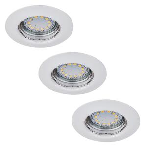 Rabalux 1046 - КОМПЛЕКТ 3x LED вградени таванни осветителни тела LITE 3xGU10-LED/3W/230V