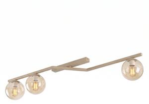 Tavanно osветително тяло NATON 3xE14/10W/230V бежово/опушено бежово
