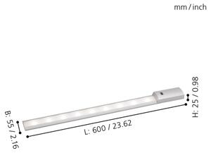 Eglo 96081 - LED Лампа за под кухненски шкаф със сензор TEYA LED/8,1W/230V