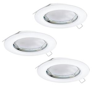 Eglo 94235 - Комплект от 3 LED вградени осветителни тела PENETO 3xGU10-LED/3W/230V