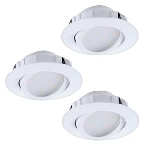 Eglo 95857 - Комплект от 3 димируеми вградени LED осветителни тела PINEDA LED/5,5W/230V