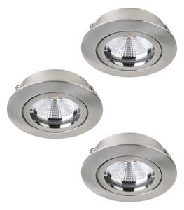 Eglo 95359 - Комплект 3x LED вградени осветителни тела TEDO 3xGU10-LED/5W/230V