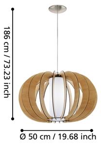 Eglo 95599 - Полилей STELLATO 1 1xE27/60W/230V