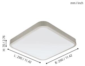 Eglo 96231 - LED таванно осветително тяло за баня MANILVA LED/16W/230V IP44