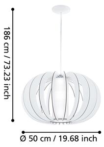Eglo 95607 - Полилей STELLATO 2 1xE27/60W/230V