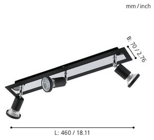 Eglo 94965 - LED Точково осветително тяло SARRIA 3xGU10-LED/5W/230V