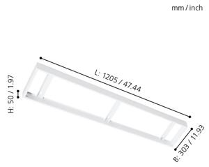 Eglo 61361 - Рамка за Таванна Панел SALOBRENA 1205x303mm