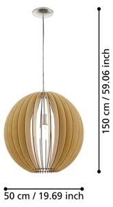 Eglo 94765 - Полилей COSSANO 1xE27/60W/230V