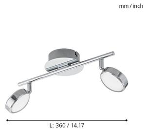 Eglo 95629 - LED Точково осветително тяло SALTO 2xLED/5,4W/230V