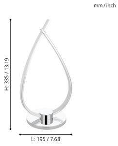 Eglo 31997 - LED Настолна лампа RONCADE LED/14W/230V