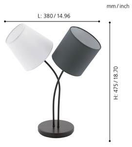 Eglo 95194 - Настолна лампа ALMEIDA 2xE14/40W/230V