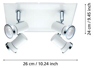 Eglo 95995 - LED За баня Точково осветително тяло TAMARA 1 4xGU10-LED/3,3W/230V IP44