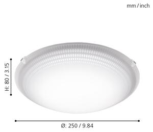 Eglo 95672 - LED Лампа за таван MARGITTA 1 LED/8,2W/230V