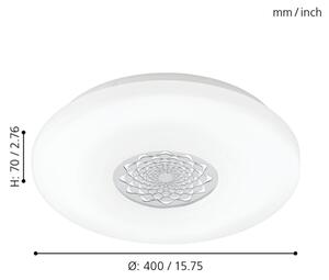 Eglo 96026 - LED Лампа за таван CAPASSO 1 LED/24W/230V