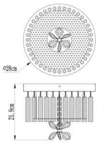 Globo 68397-12 - LED плафониера MATHILDA LED/12W/230V