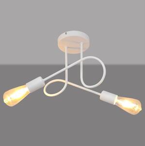 Детски плафониер OXFORD 2xE27/15W/230V бял