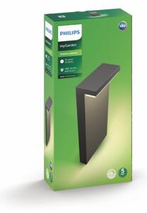 Philips 16485/93/P0 - LED Екстериорна лампа BUSTAN 2xLED/4,5W/230V IP44