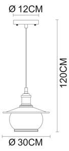 Globo 69030H - Висящи лампи 1xE27/60W