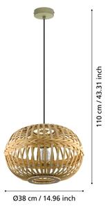 Eglo 49771 - Висящи лампи AMSFIELD 1xE27/60W