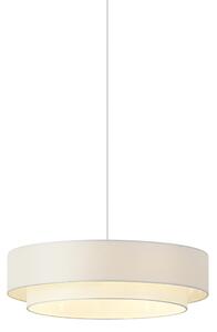 Модерен висящa лампa бялa 50cm 3-Light - Drum Duo