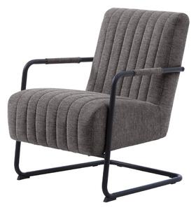 Тъмносиво кресло Trout – Unique Furniture