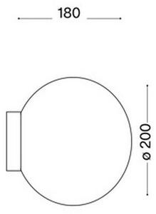 Ideal Lux 59815 - LED RGBW стенно осветително тяло MAPA 1xE27/9W/230V
