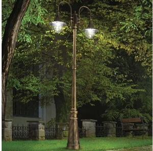 Ideal Lux - Екстериорна лампа CIMA 2xE27/52W/230V 216 см IP43 патина