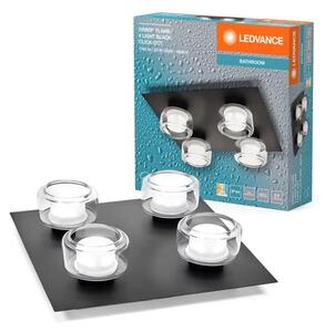 Полилей Ledvance Orbis Flame Click CCT, за таван, 22W, 1400 lm, 4000K, черен
