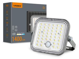 LED прожектор Videx VL-FSO4-205-S, 3.2V, 1400lm, 5000K, IP65, за стена, със сензор