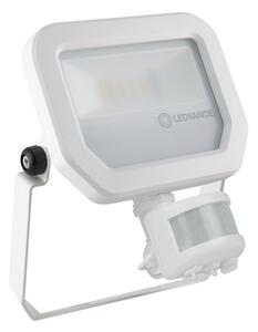 LED прожектор Ledvance FL PFM SYM 100 S WT, 10W, 1200lm, 4000K, IP65, за стена/таван, със сензор