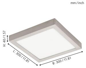 Eglo 96681 - LED RGBW димируемо таванно осветително тяло FUEVA-C LED/21W/230V