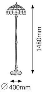Rabalux 8078 - Tiffany витражен лампион MARVEL 2xE27/60W/230V