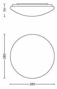 Philips 31801/31/EO - LED Лампа MYLIVING SUEDE LED/9,6W/230V