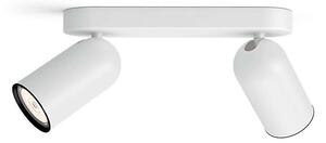 Philips 50582/31/PN - Точково осветително тяло MYLIVING PONGEE 2xGU10/5,5W/230V