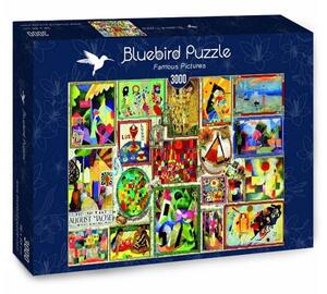 Пъзел Bluebird Puzzle Популярни картини, 3000 части