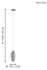 Eglo 96343 - LED Полилей на верижка FARSALA 1xG9/2,5W/230V