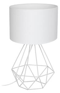 Настолна лампа BASKET 1xE27/60W/230V бяла