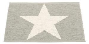 Светлосив килим за открито и закрито 70x50 cm Viggo Warm Grey – Pappelina