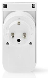 Nedis WIFIPO120FWT - Интелигентен екстериорен контакт 3680W/230V/Тип F/16A Wi-Fi IP44