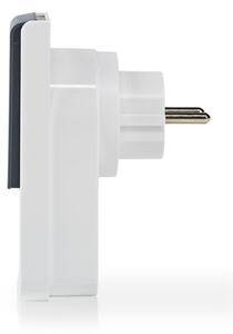Nedis WIFIPO120FWT - Интелигентен екстериорен контакт 3680W/230V/Тип F/16A Wi-Fi IP44