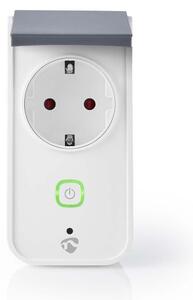 Nedis WIFIPO120FWT - Интелигентен екстериорен контакт 3680W/230V/Тип F/16A Wi-Fi IP44