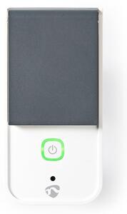 Nedis WIFIPO120FWT - Интелигентен екстериорен контакт 3680W/230V/Тип F/16A Wi-Fi IP44
