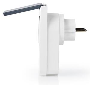 Nedis WIFIPO120FWT - Интелигентен екстериорен контакт 3680W/230V/Тип F/16A Wi-Fi IP44