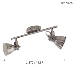 Eglo 96553 - LED Точково осветително тяло SERAS 2xGU10/3,3W/230V