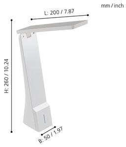 Eglo 97044 - Димируема LED настолна лампа LA SECA LED/1,8W/230V бяла