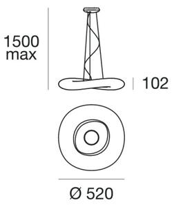 Linea Light 8005 - LED Димируем пендел MR. MAGOO LED/23W/230V